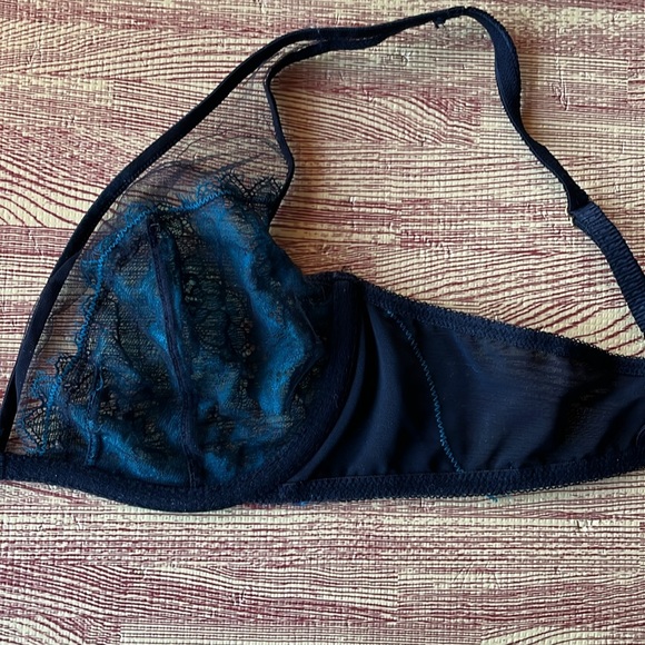 Soma Breathtaking Unlined Plunge Lace Underwire Bra SET - 34D NWOT - Picture 7 of 11
